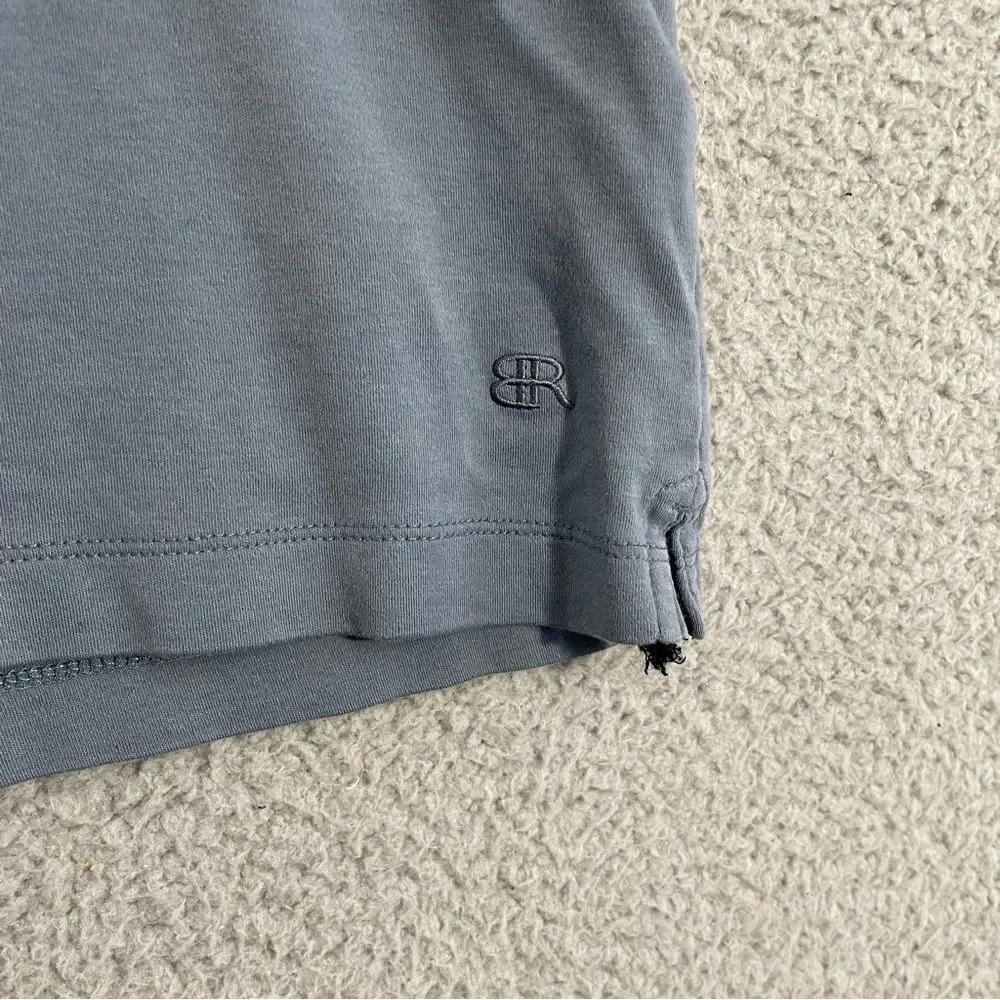 Banana Republic Polo‎ Men XL Blue Short Sleeve Casual Shirt